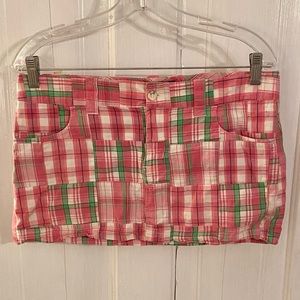 Cape Madras Mini Skirt